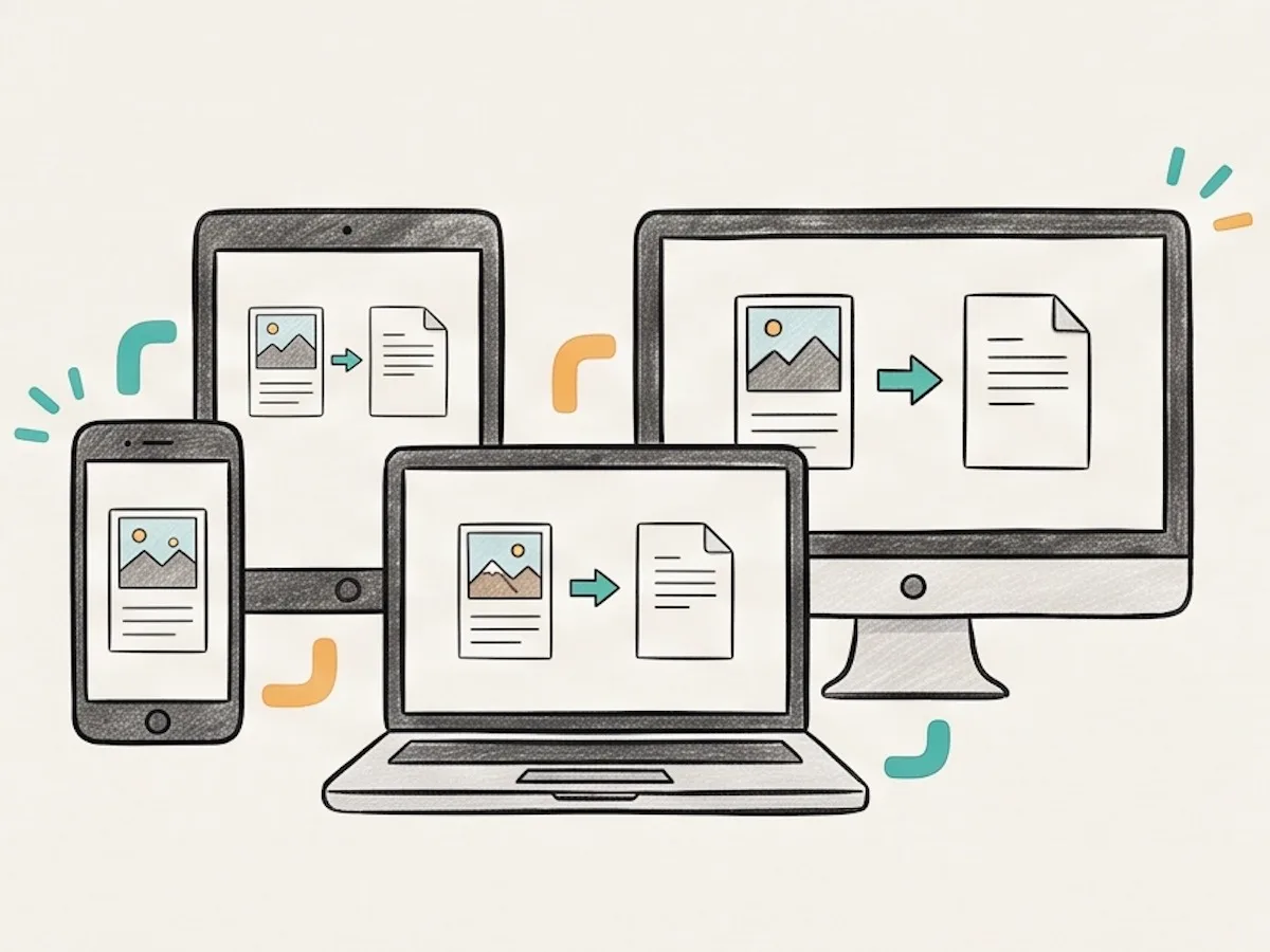 Conversor de HEIC para PDF em celular, tablet e computador