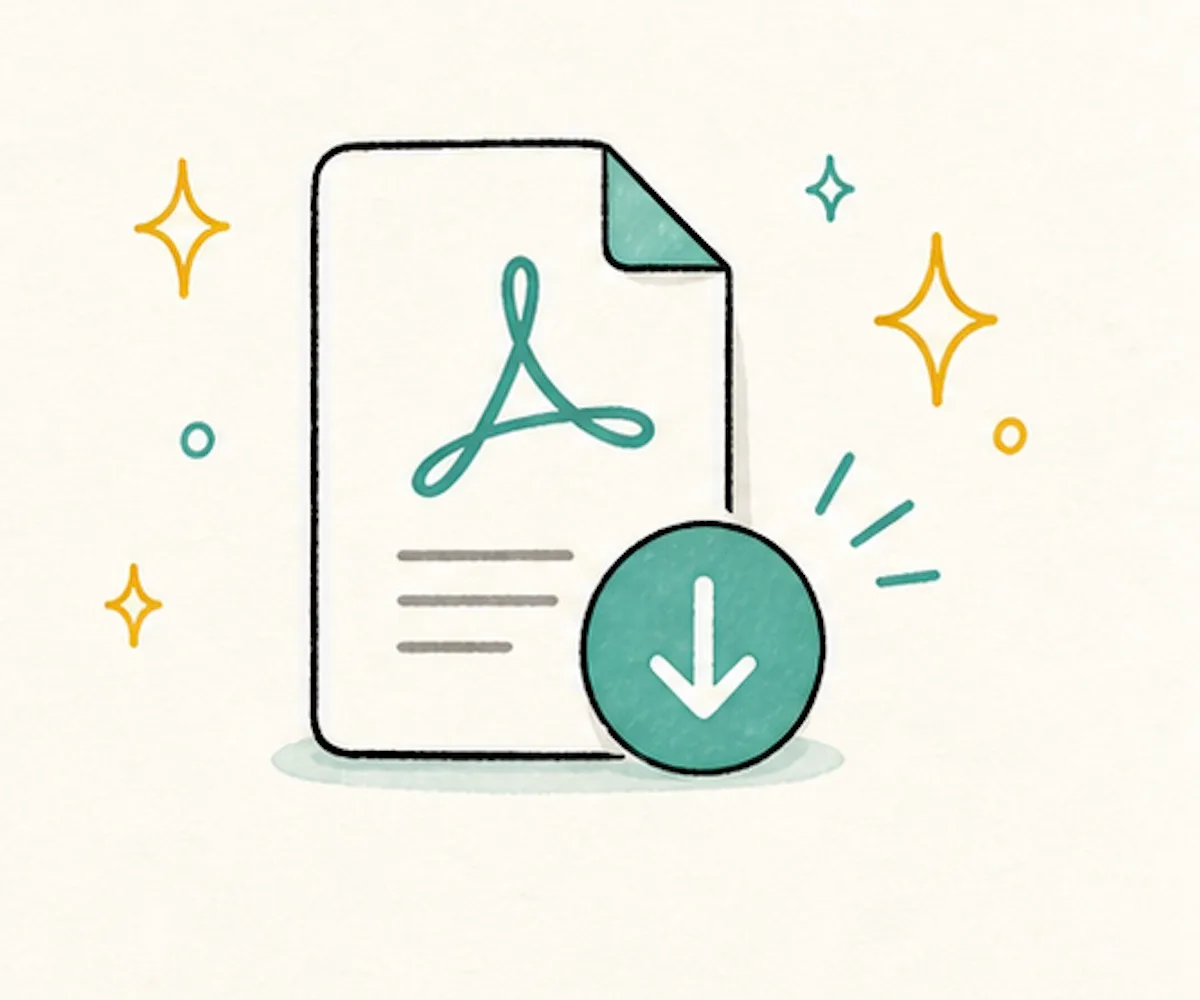 Anteprime di immagini PNG che diventano un file PDF