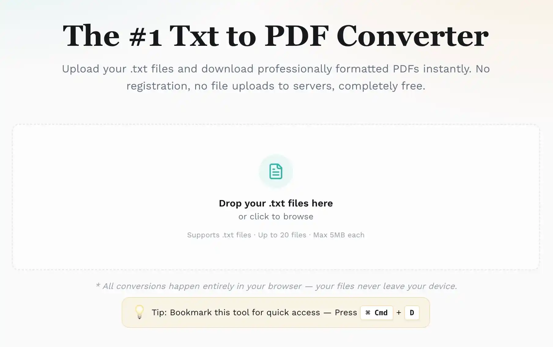 What Is TXT to PDF Conversion?